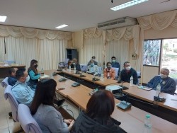 20211222081416.jpg - การประชุมให้คำปรึกษาด้านเกษตรอินทรีย์และการสร้างสิ่งแวดล้อมที่ดีให้กับชุมชนอย่างยั่งยืน เพื่อสร้างอาชีพ พัฒนาผลผลิตและผลิตภัณฑ์ให้กับชุมชน ให้กับบริษัทอิมแพ็คเมืองทองธานี | https://facagri.cmru.ac.th/web