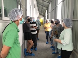 20220316074039.jpg - ศึกษาดูงานวิสาหกิจชุมชนสันมหาพนสมุนไพรอินทรีย์ | https://facagri.cmru.ac.th/web