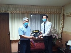 20220408104038.jpg - นักศึกษาทุนโครงการความช่วยเหลือแก่ราชอาณาจักรภูฏานด้านการศึกษา เข้าพบผู้บริหาร | https://facagri.cmru.ac.th/web