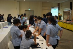 20231228091922.jpg - อบรมเชิงปฏิบัติการสร้างการเรียนรู้แบบสหวิชาชีพ การป้องกันโรคพิษสุนัขบ้าของวิชาชีพอื่นๆให้แก่นักศึกษาและประชาชน | https://facagri.cmru.ac.th/web