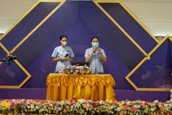 20231228091943.jpg - อบรมเชิงปฏิบัติการสร้างการเรียนรู้แบบสหวิชาชีพ การป้องกันโรคพิษสุนัขบ้าของวิชาชีพอื่นๆให้แก่นักศึกษาและประชาชน | https://facagri.cmru.ac.th/web
