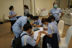 20231228091959.jpg - อบรมเชิงปฏิบัติการสร้างการเรียนรู้แบบสหวิชาชีพ การป้องกันโรคพิษสุนัขบ้าของวิชาชีพอื่นๆให้แก่นักศึกษาและประชาชน | https://facagri.cmru.ac.th/web
